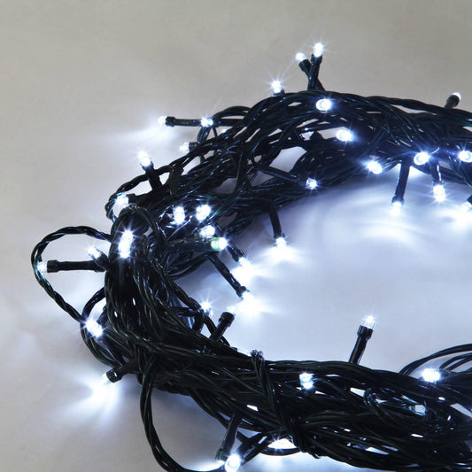 200 LED White Outdoor String Lights