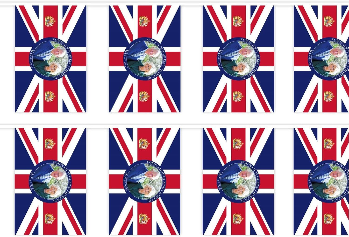 Charles & Camilla Bunting (10m, 24 Flags)