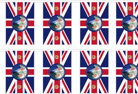 Charles & Camilla Bunting (10m, 24 Flags)