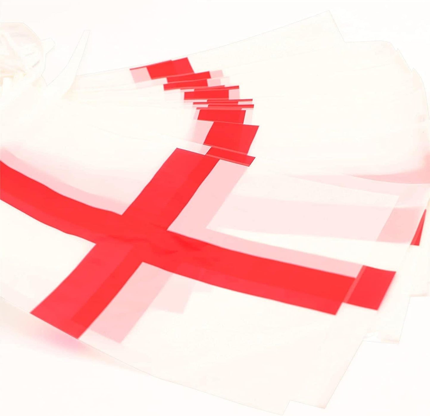 St George Bunting 20x30cm - 10m 25 Flags