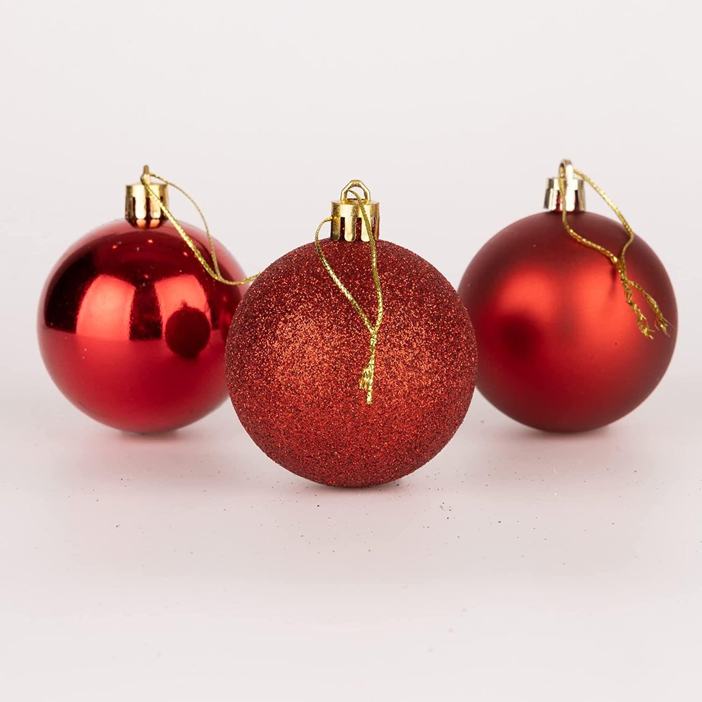 Red Baubles 6CM 6PCS Set