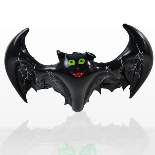 12 Inflatable Bats for Halloween (46x36cm)