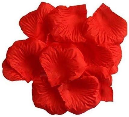 1000 x Deep Red Silk Rose Petals