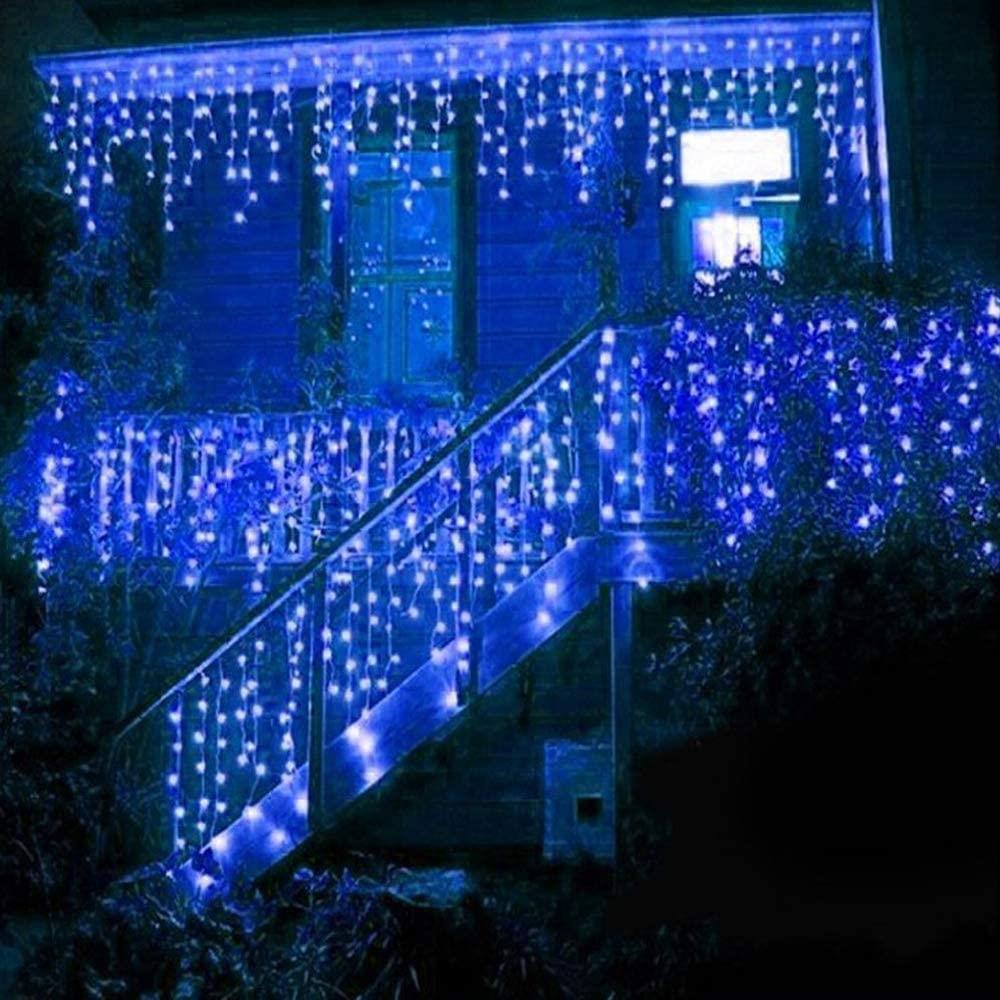 480 Blue LEDs Icicle String Lights