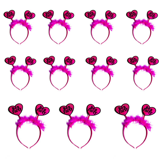 12 x Hen Party Boppers With Hearts