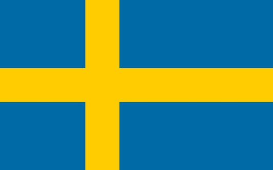 Sweden Flag 5x3ft With Eyelets