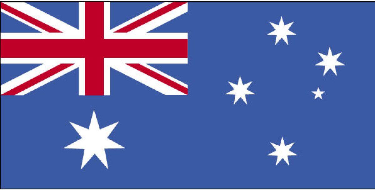 Australia Flag 5x3ft With Eyelets