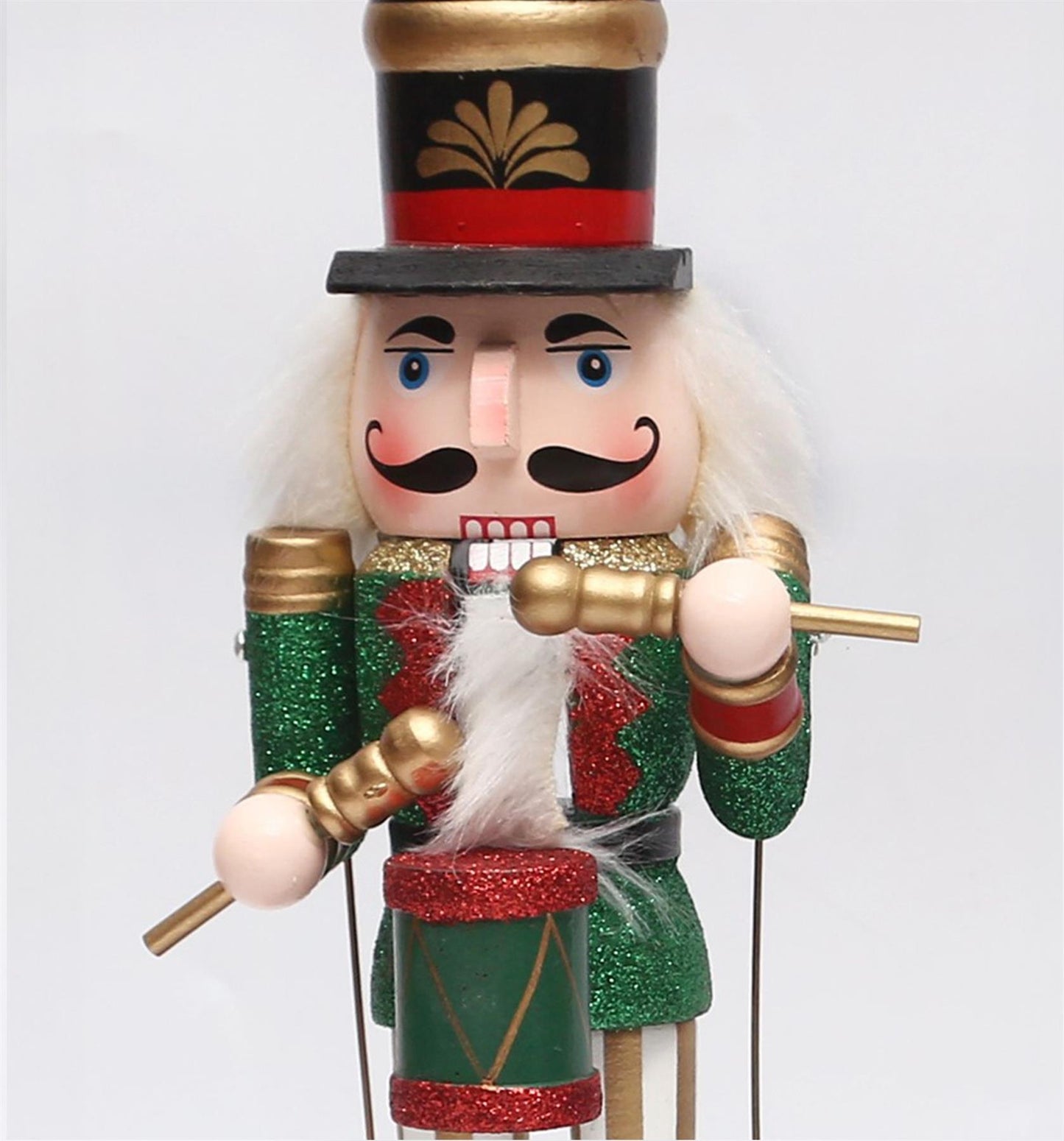 30cm Musical Nutcracker Drum Figure