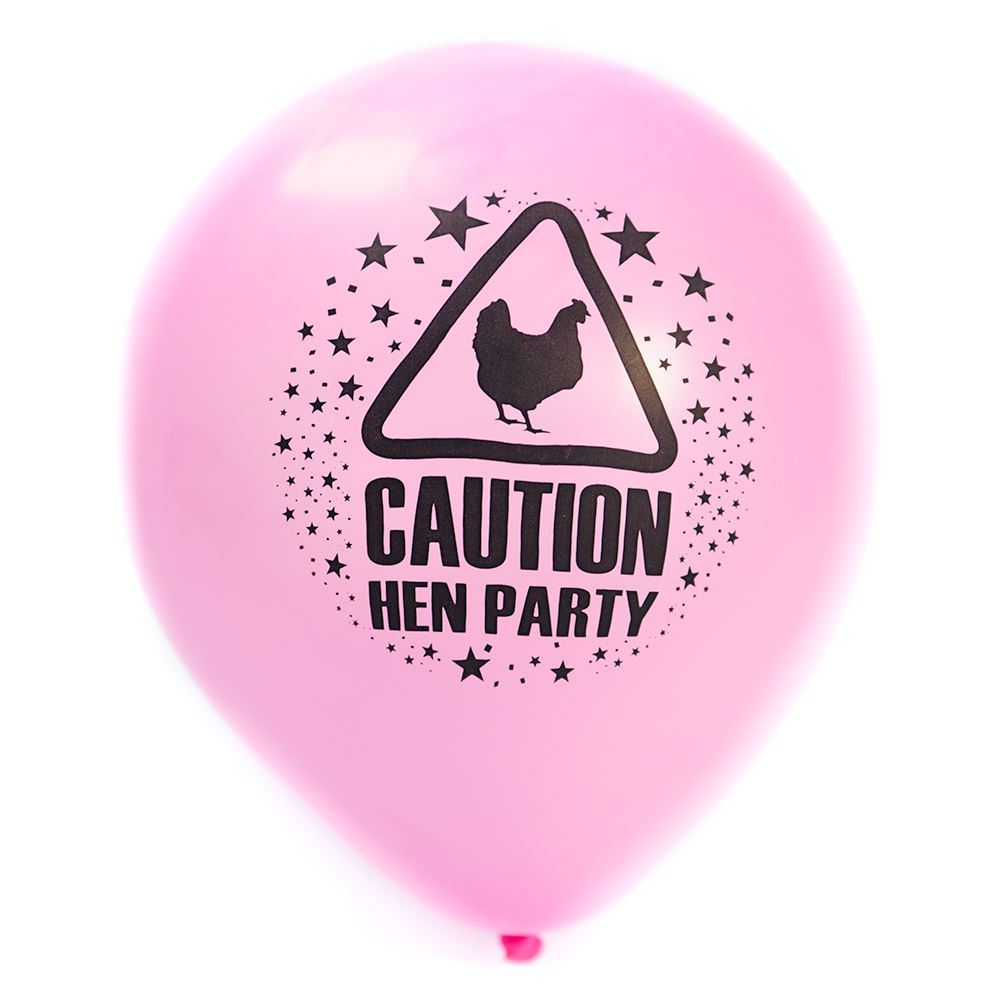 15 Pcs 11" Hen Party Pink Balloons