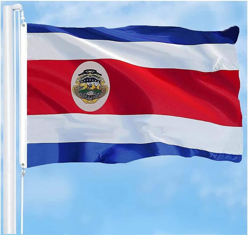 Costa Rica Flag (5x3ft)