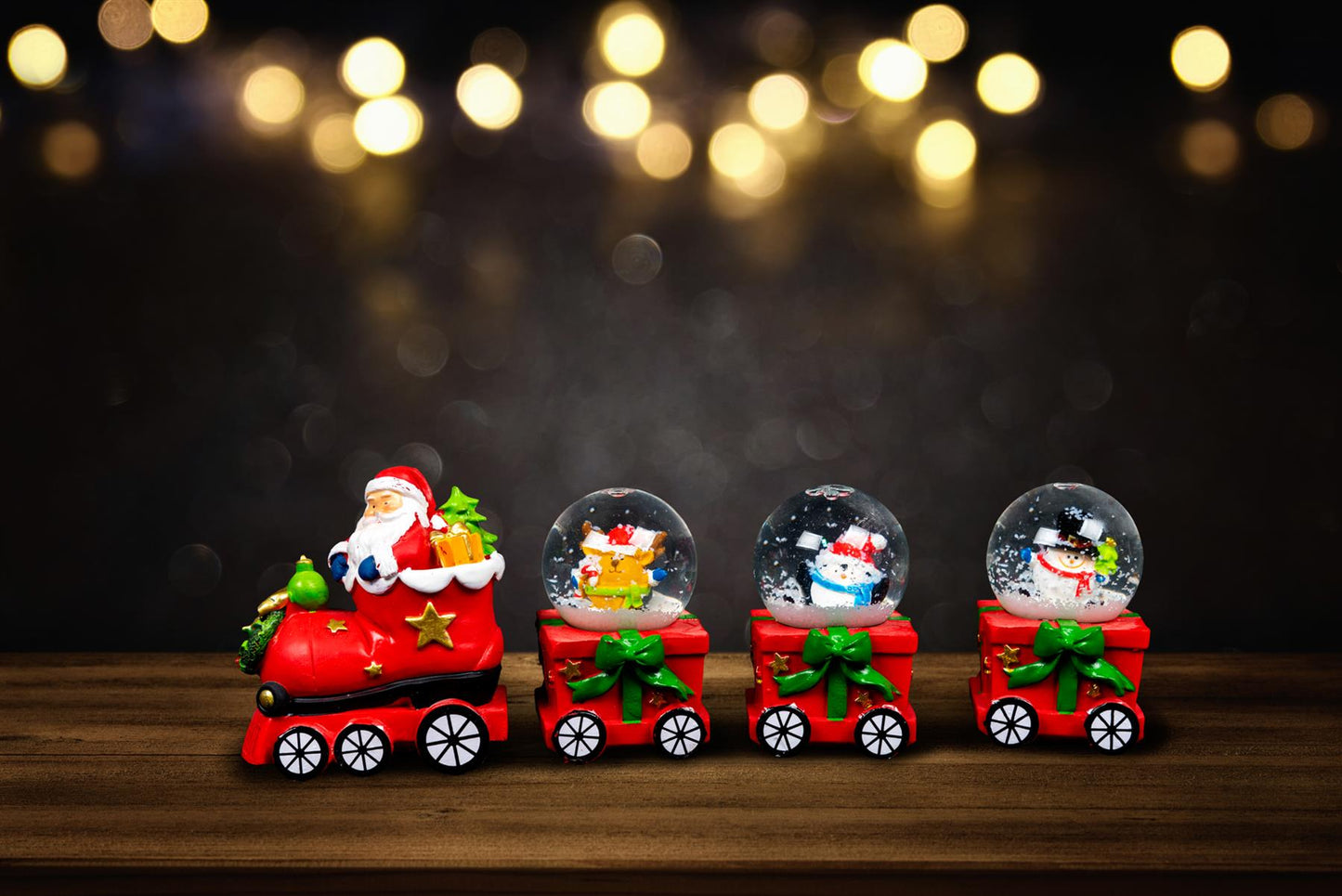 Christmas Snow Globe Novelty Train Set