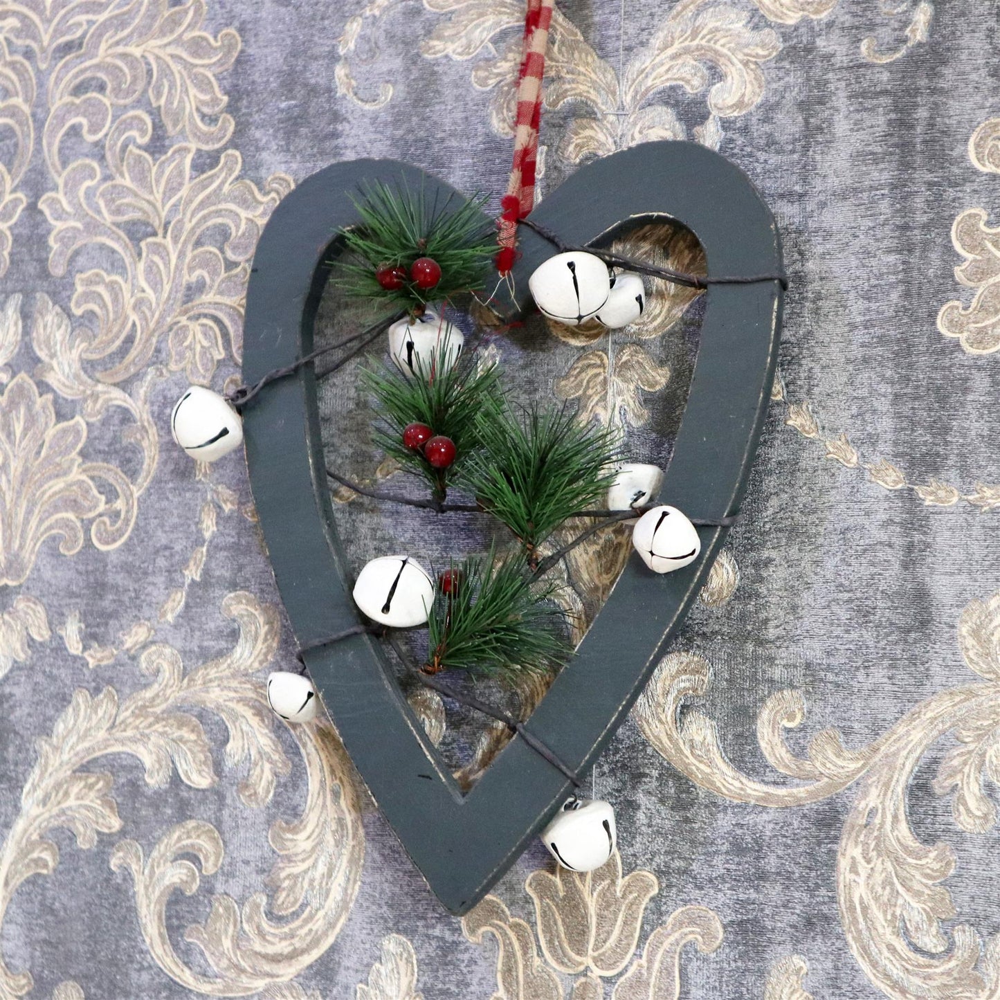 Hanging Decorations Green Heart, 36cm