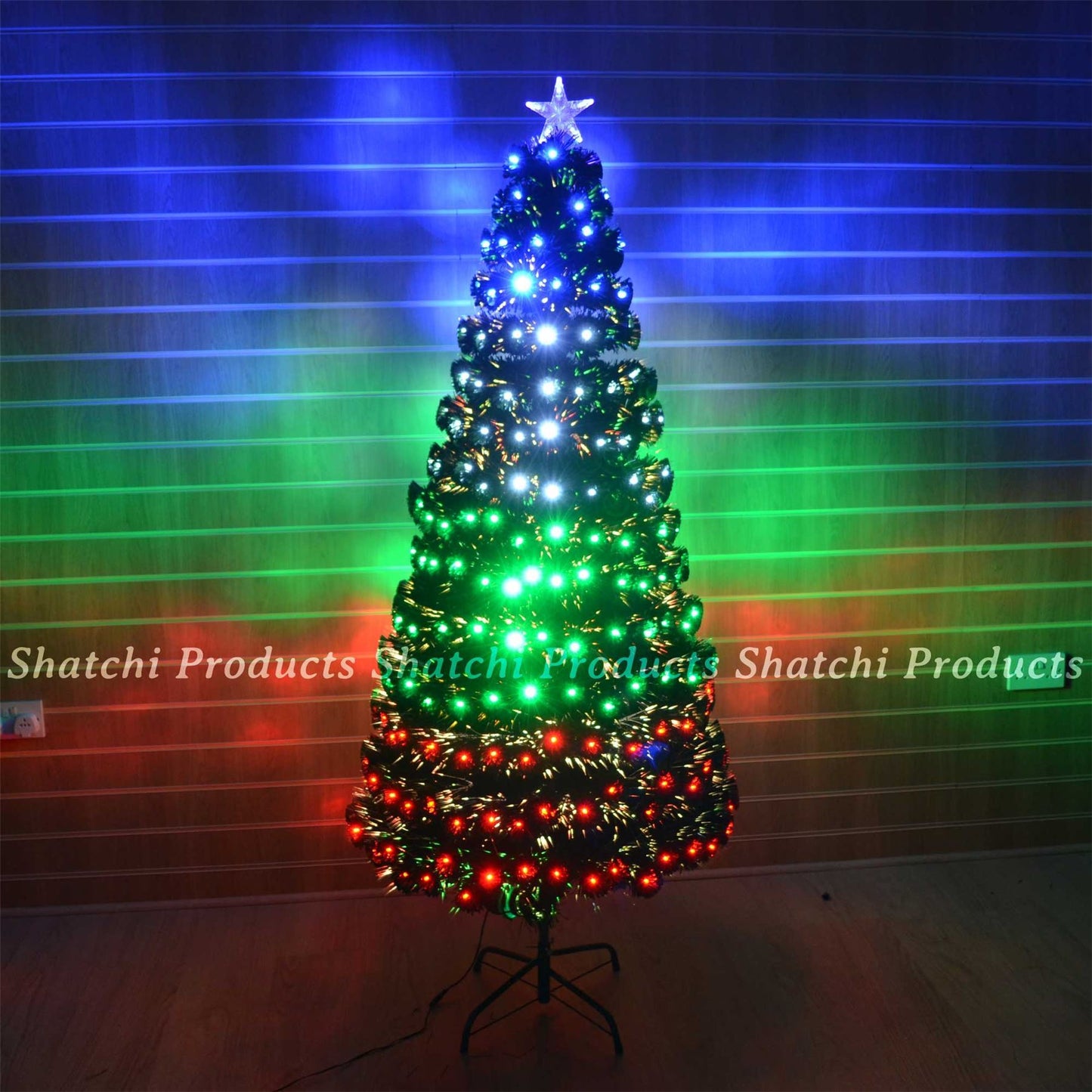 5ft LED Fibre Optic Christmas Tree