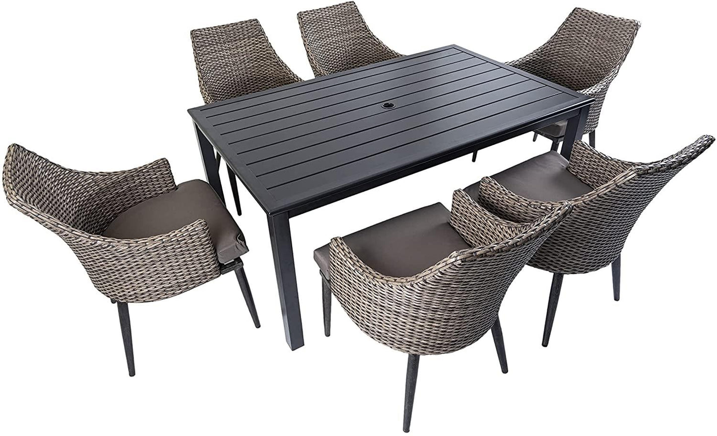 7-Piece Rattan Furniture Set