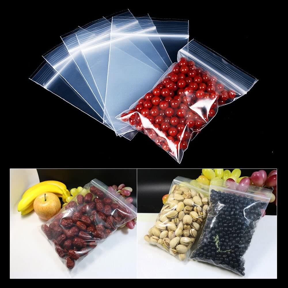 500 Zip Seal Bags - Clear Plastic, 2.25" x 3"