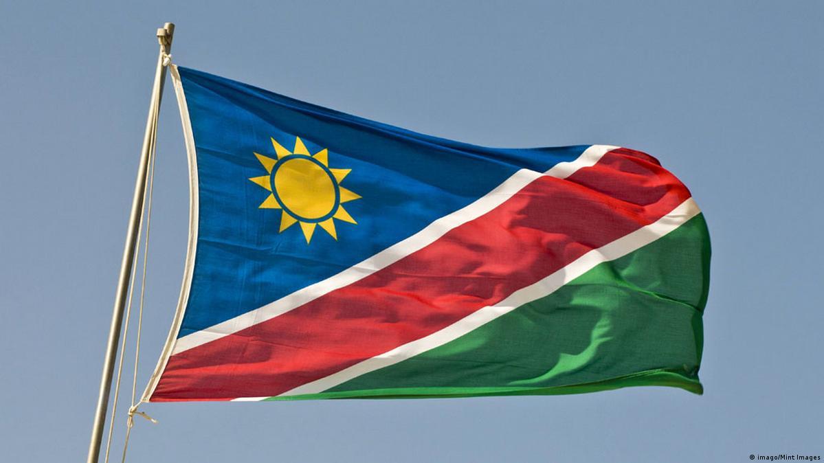 5x3ft Namibia Flag with Eyelets