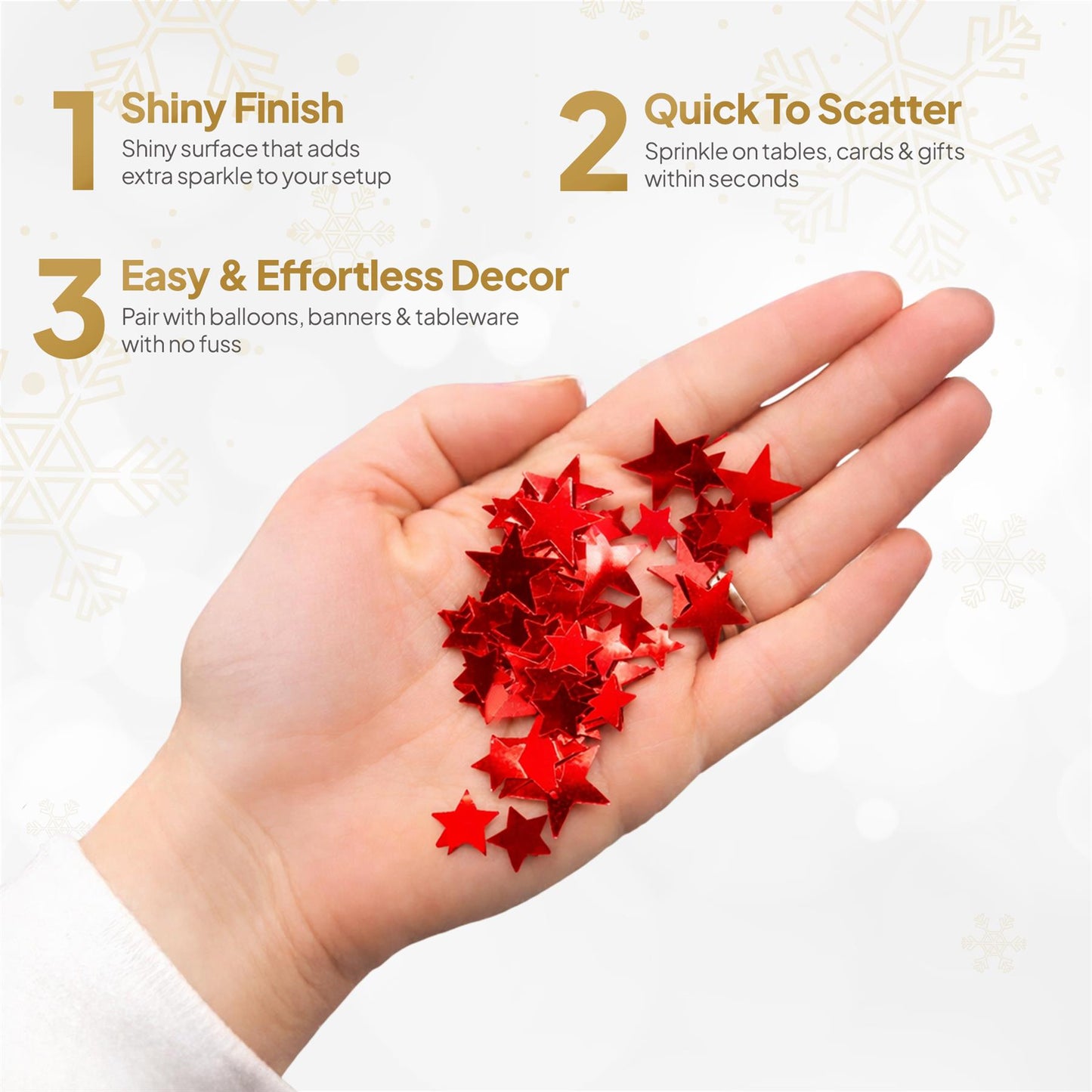 Star Confetti Red (14g)