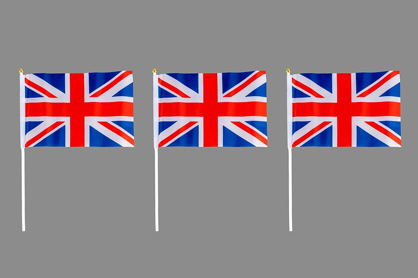 100 Union Jack Flags