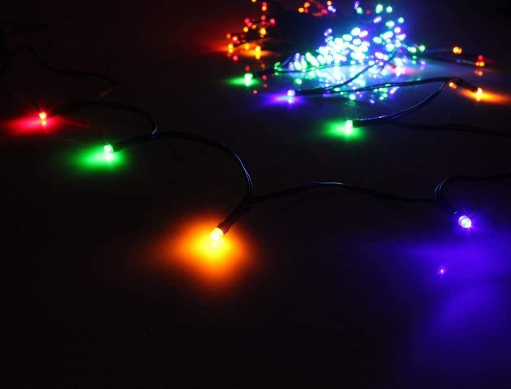 300 Multi LED String Lights 18m