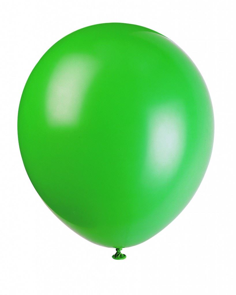 10pcs Light Green Latex Balloons (12")