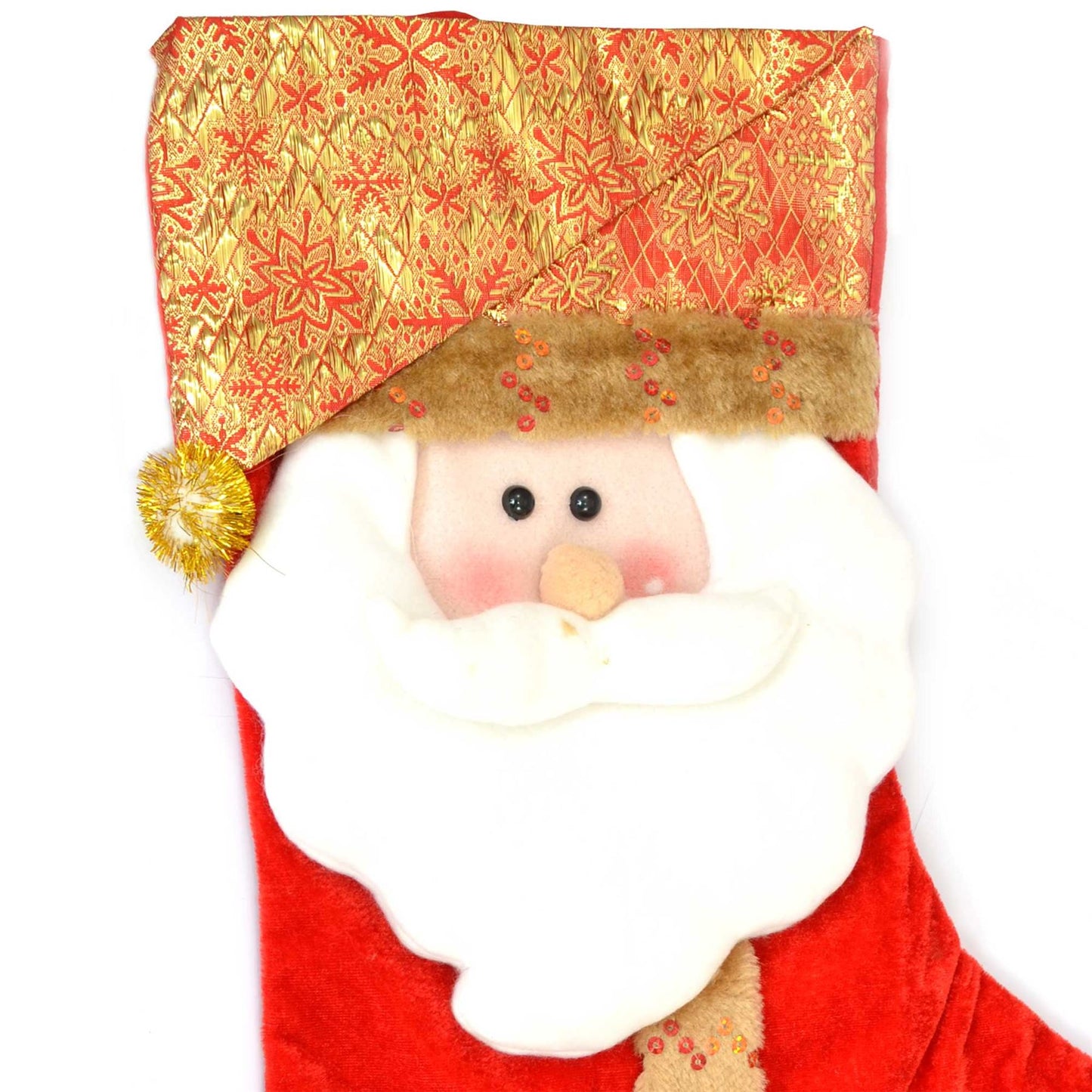 Designer Christmas Santa Stocking