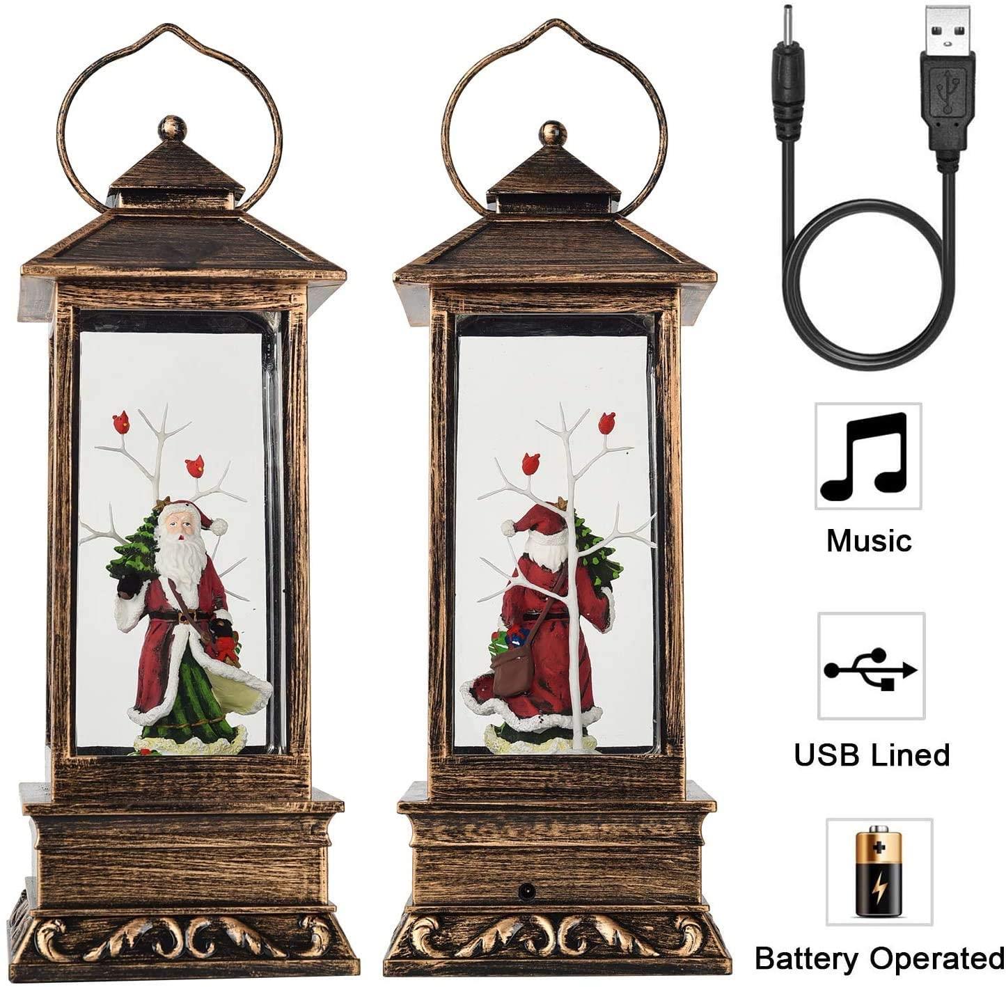 28cm Santa LED Lantern