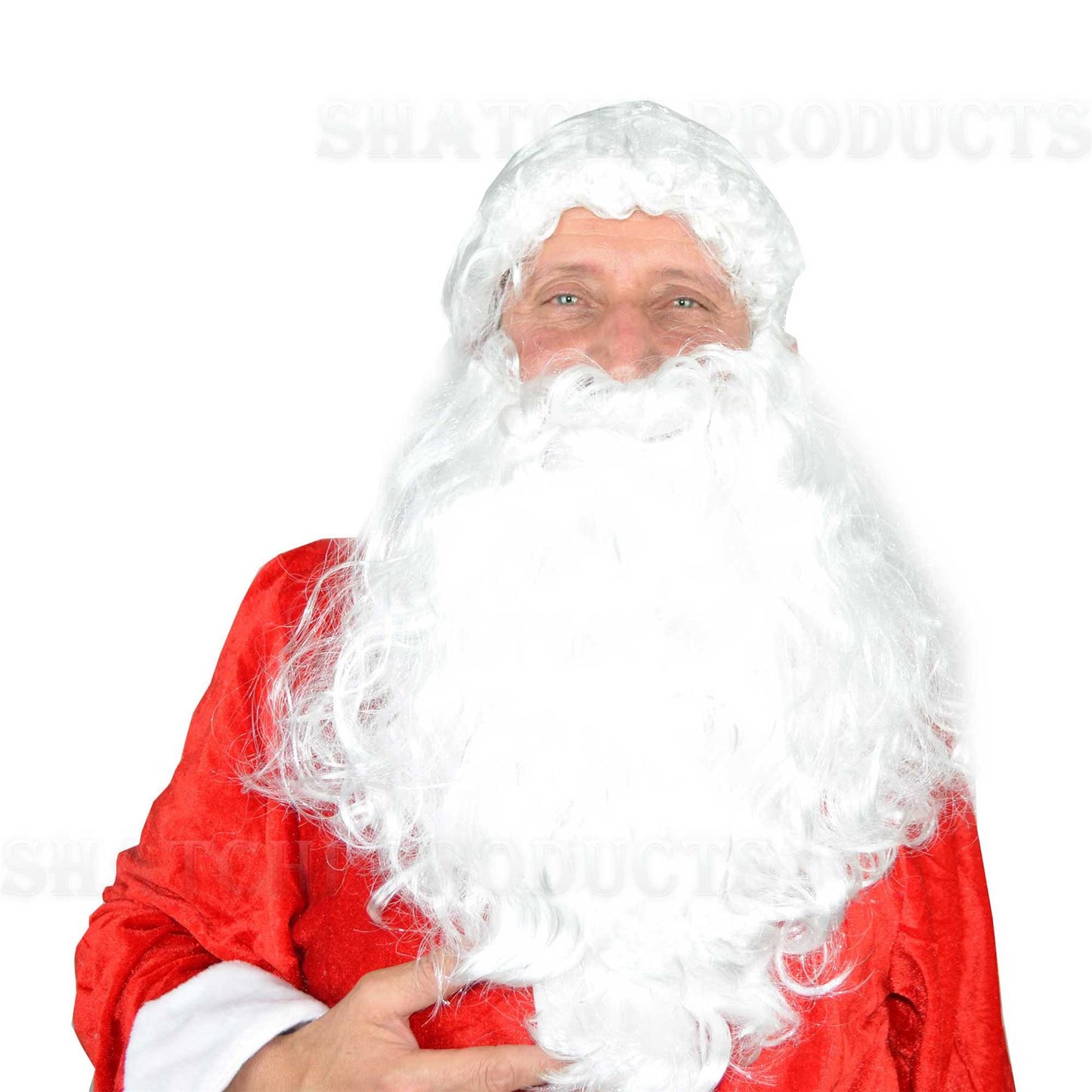 Santa Beard and Wig Costume Accessory