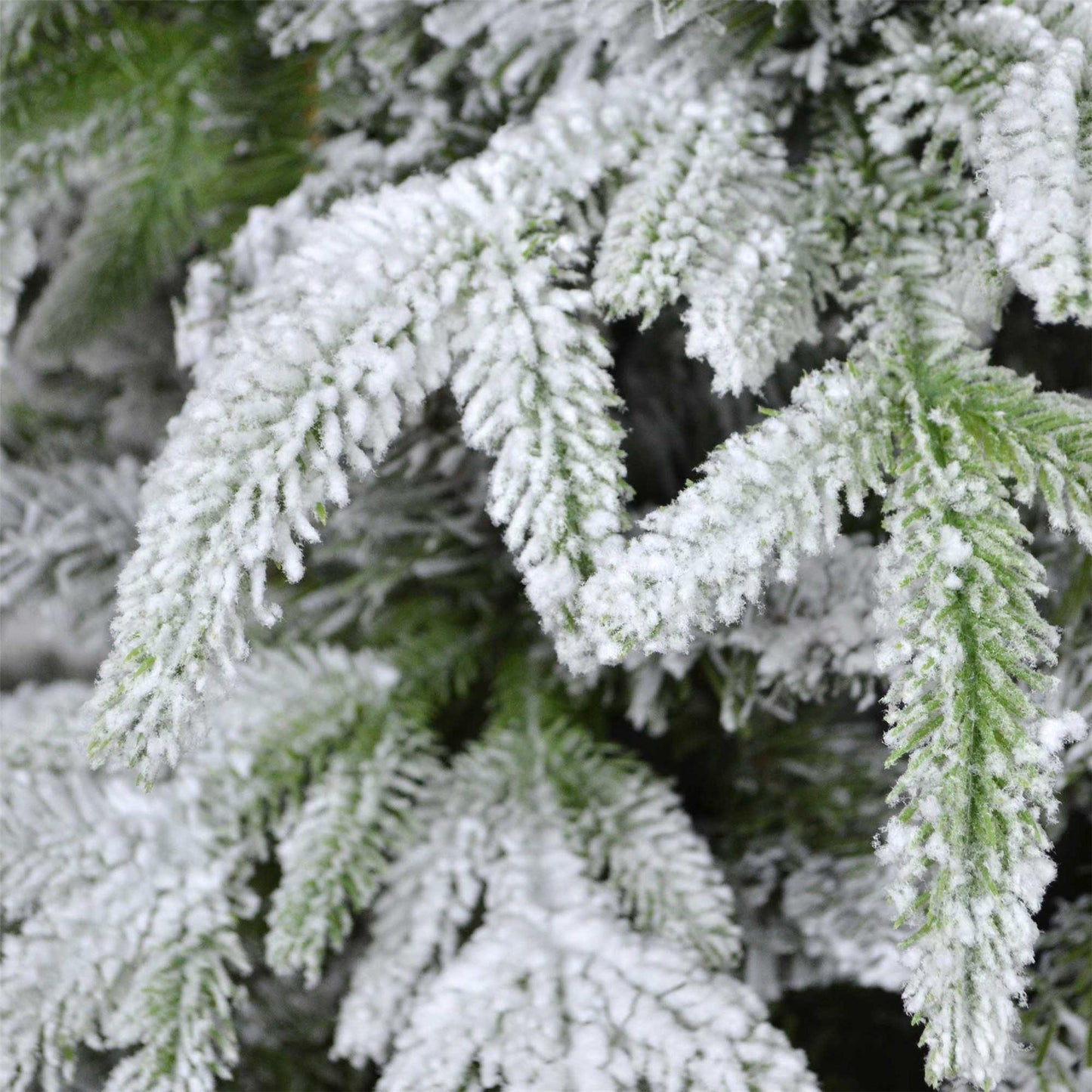 5ft Pre-Lit Snow Covered Tree with LEDs