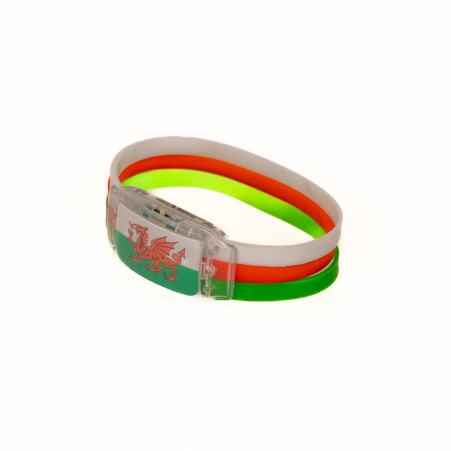 Welsh Wales Flag Led Bracelet