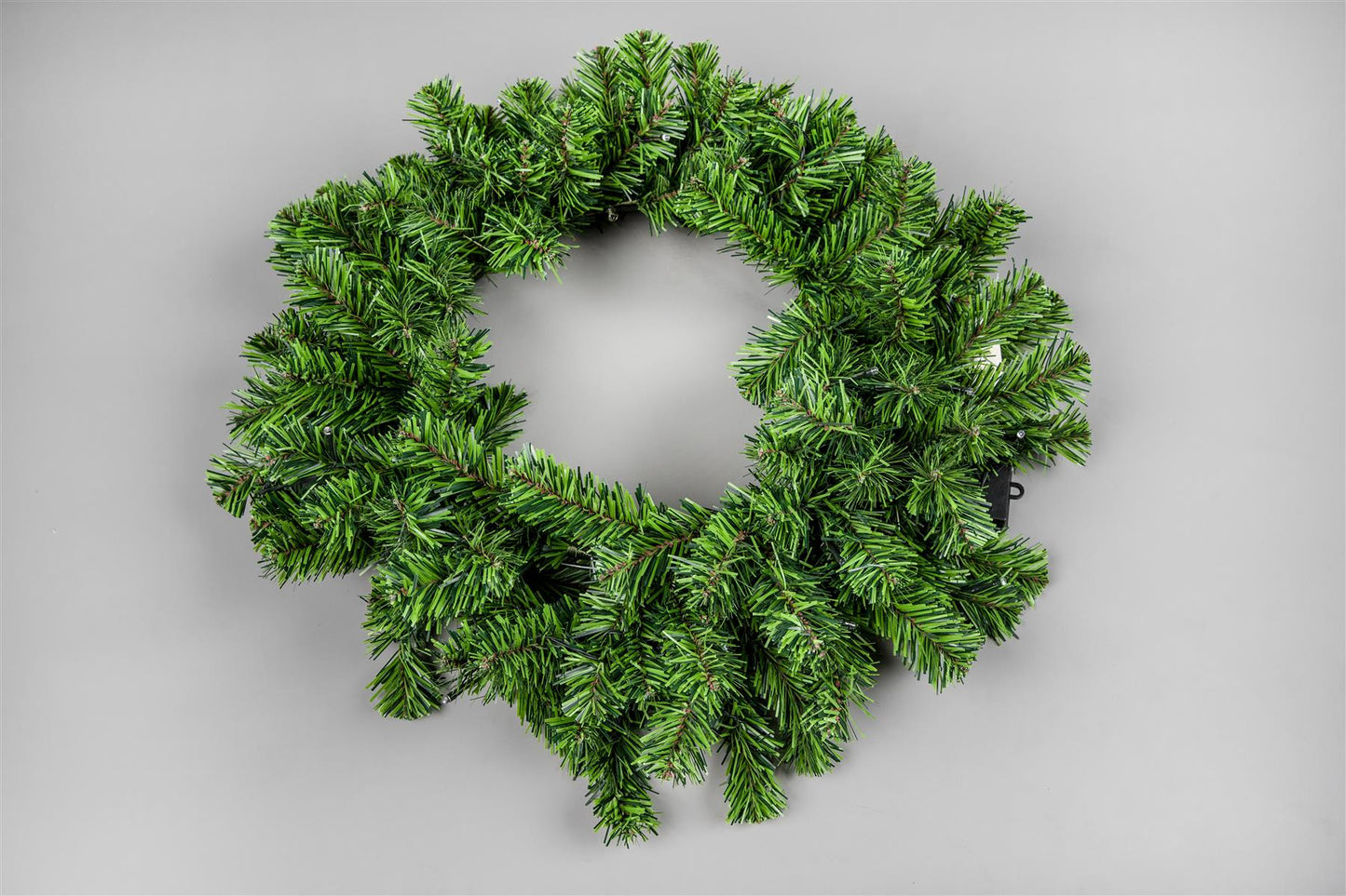 55cm Green Wreath with White LEDs