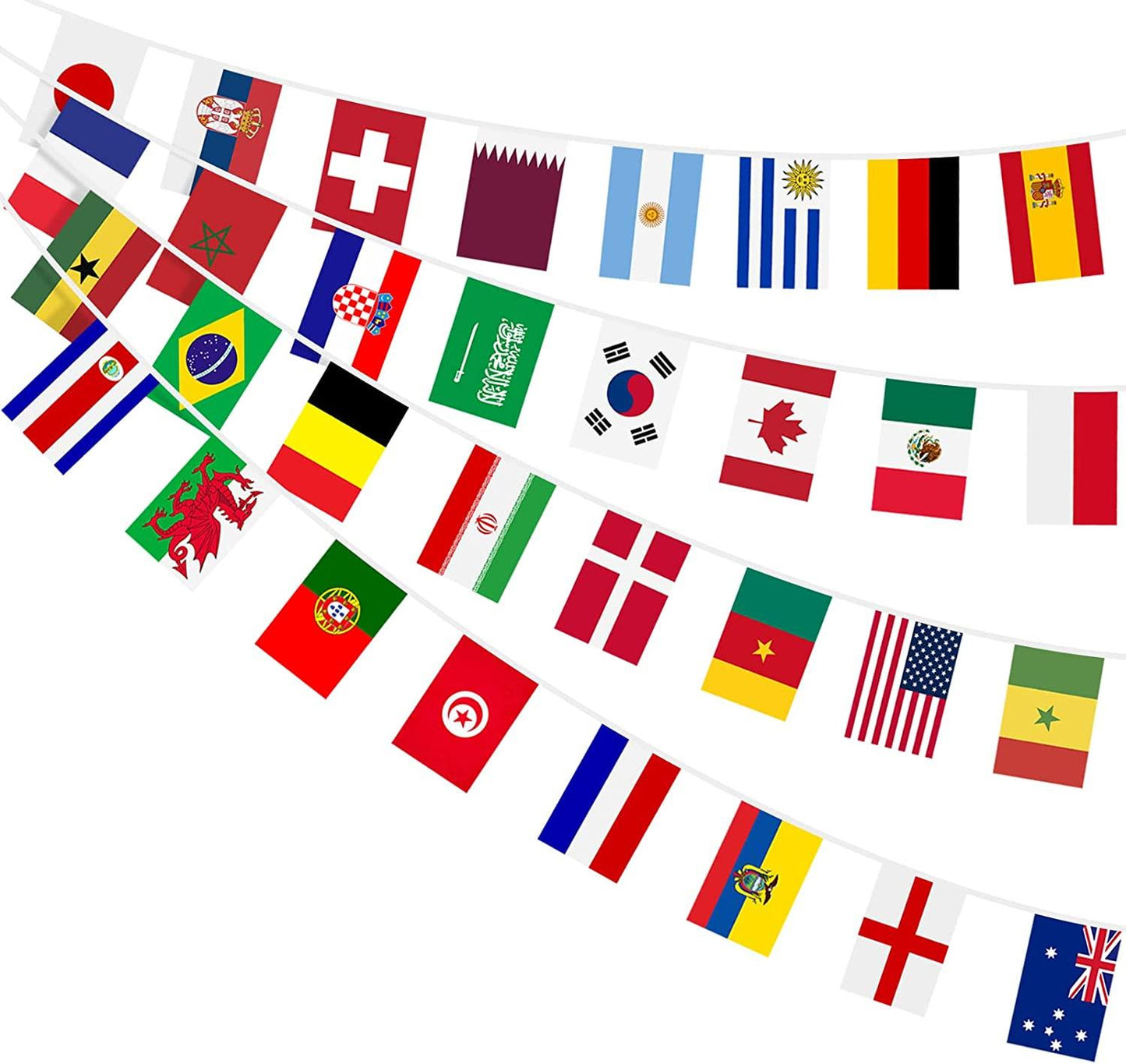 World Cup 2022 Bunting (32 Flags)