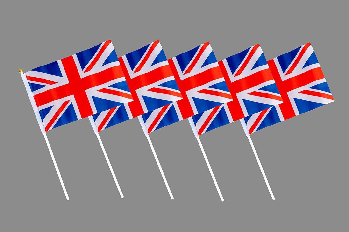 100 Union Jack Flags