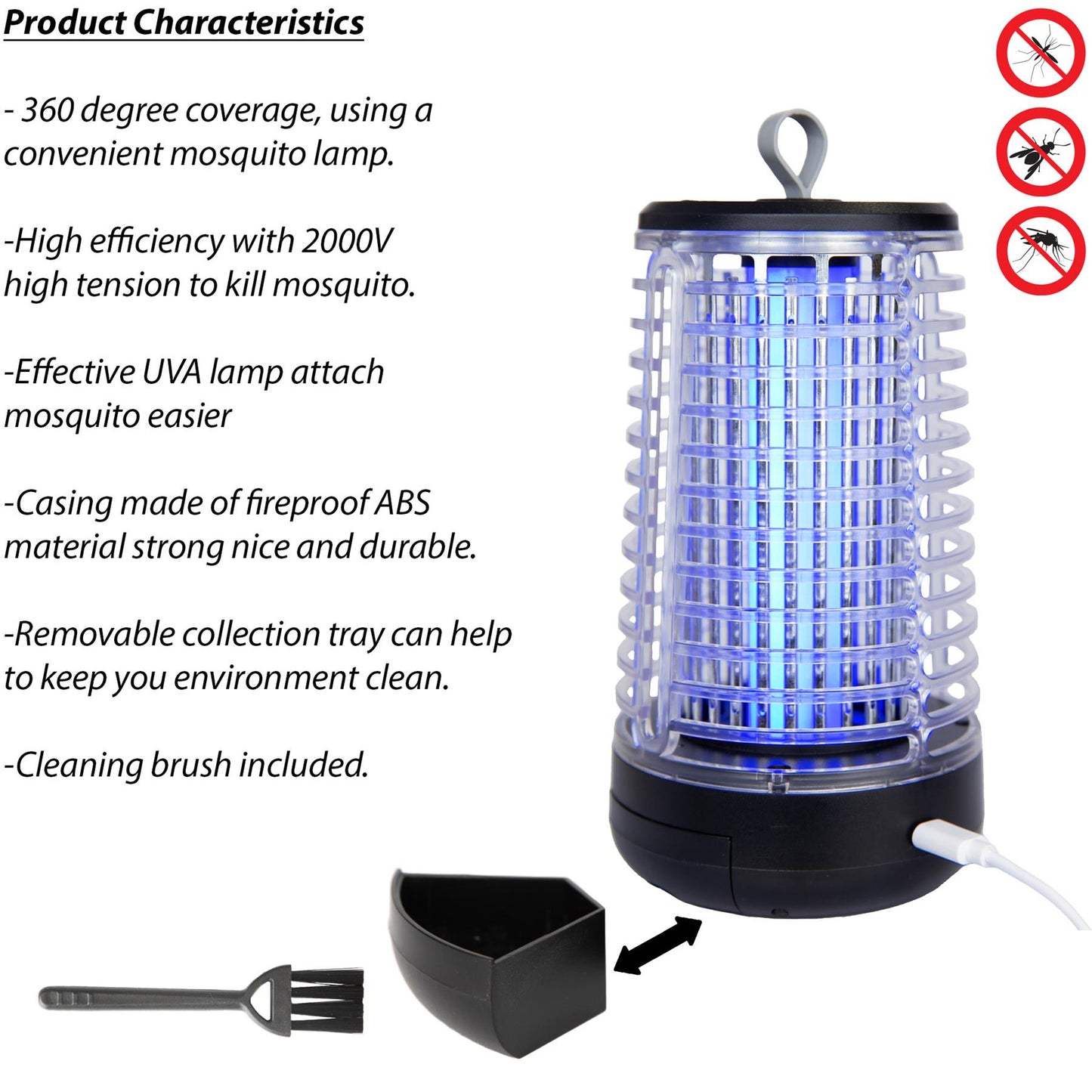 Mosquito Killer UV Lamp USB Powered 2.5W