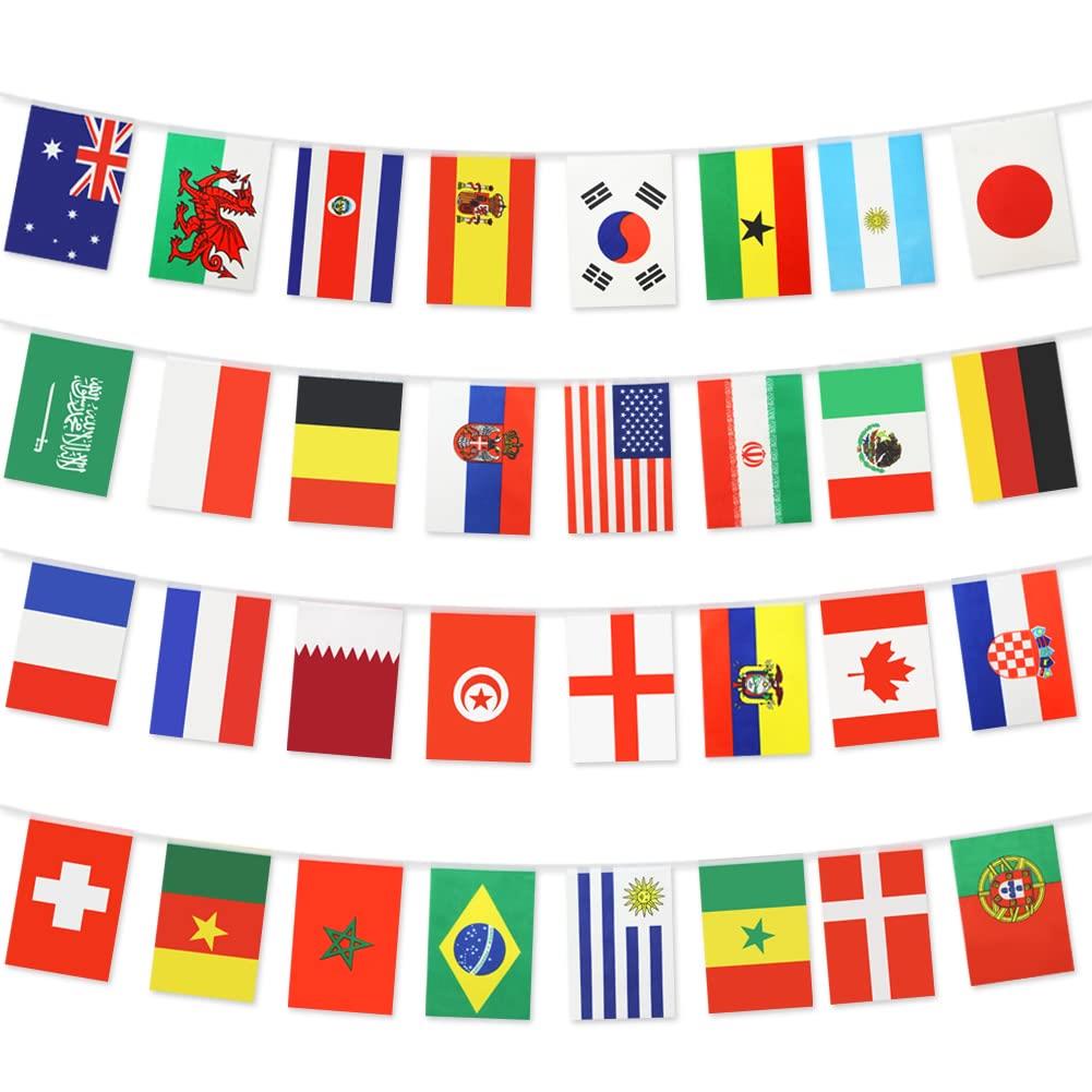 World Cup 2022 Bunting (32 Flags)