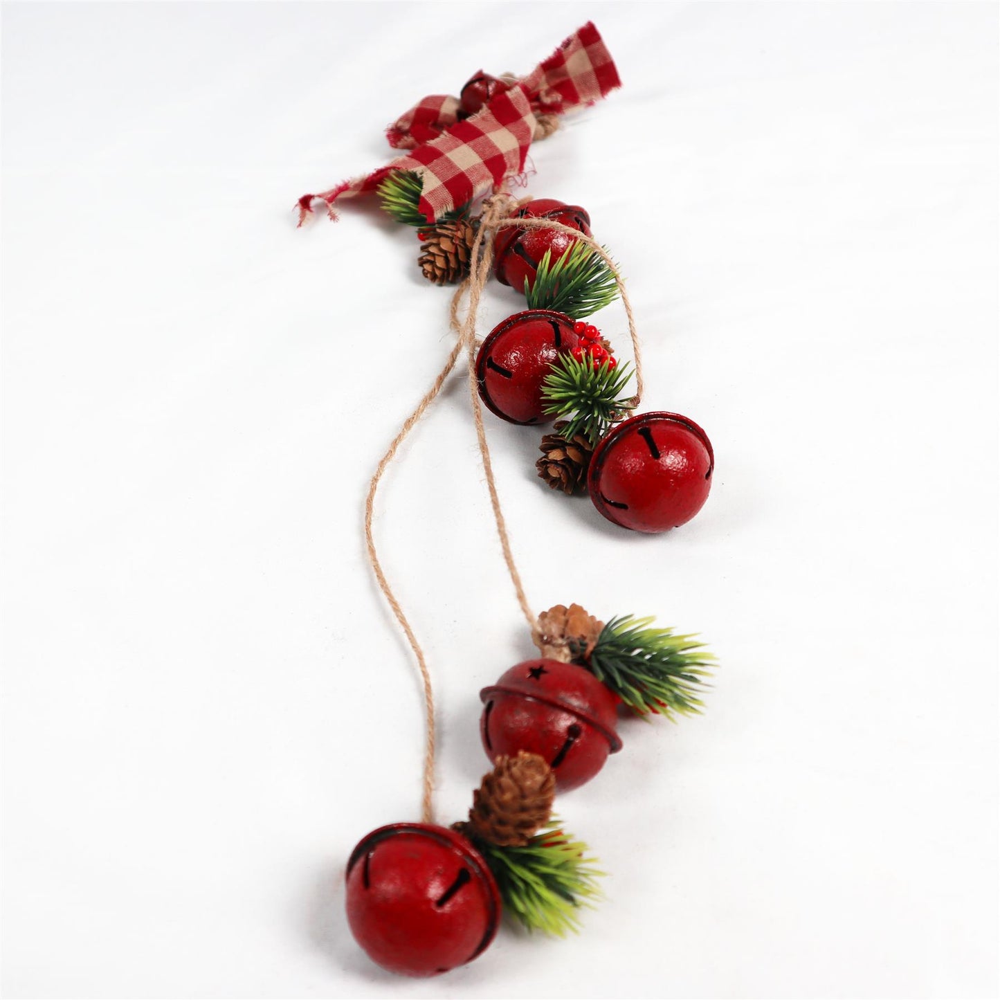 Hanging Decorations with Red Bells 46CM