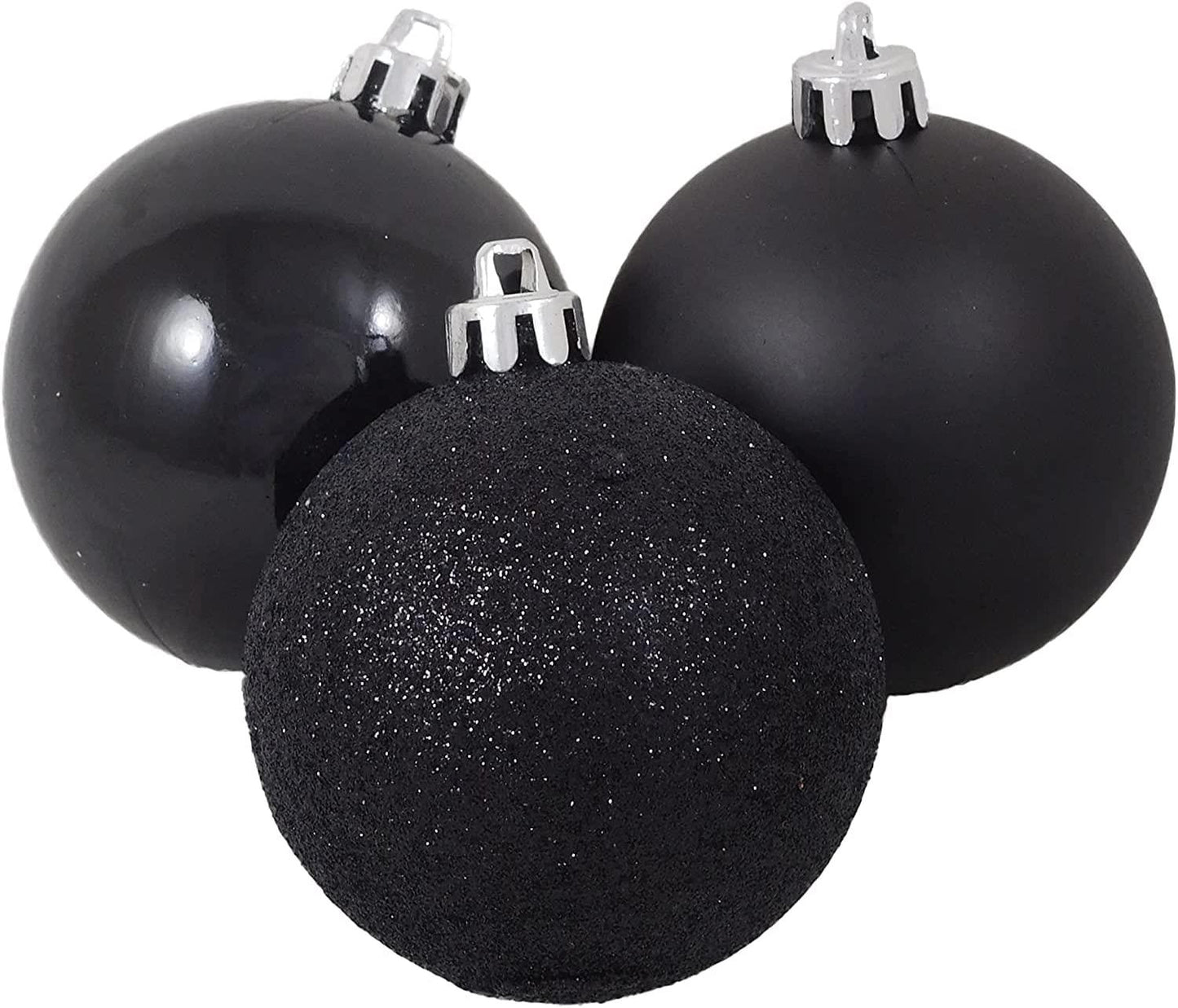 Black Baubles 5CM 9PCS Set