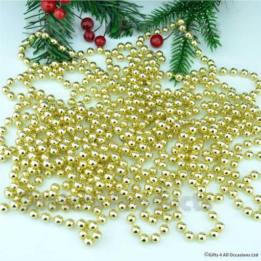 24ft Gold Hanging Bead Garland