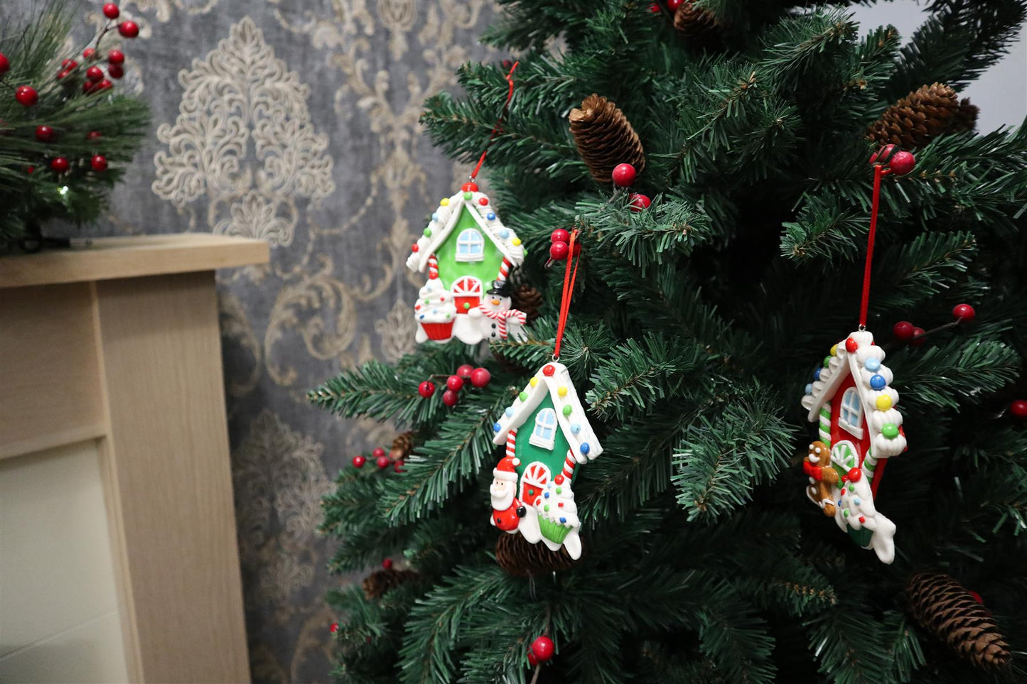 3 Ceramic Christmas Decorations