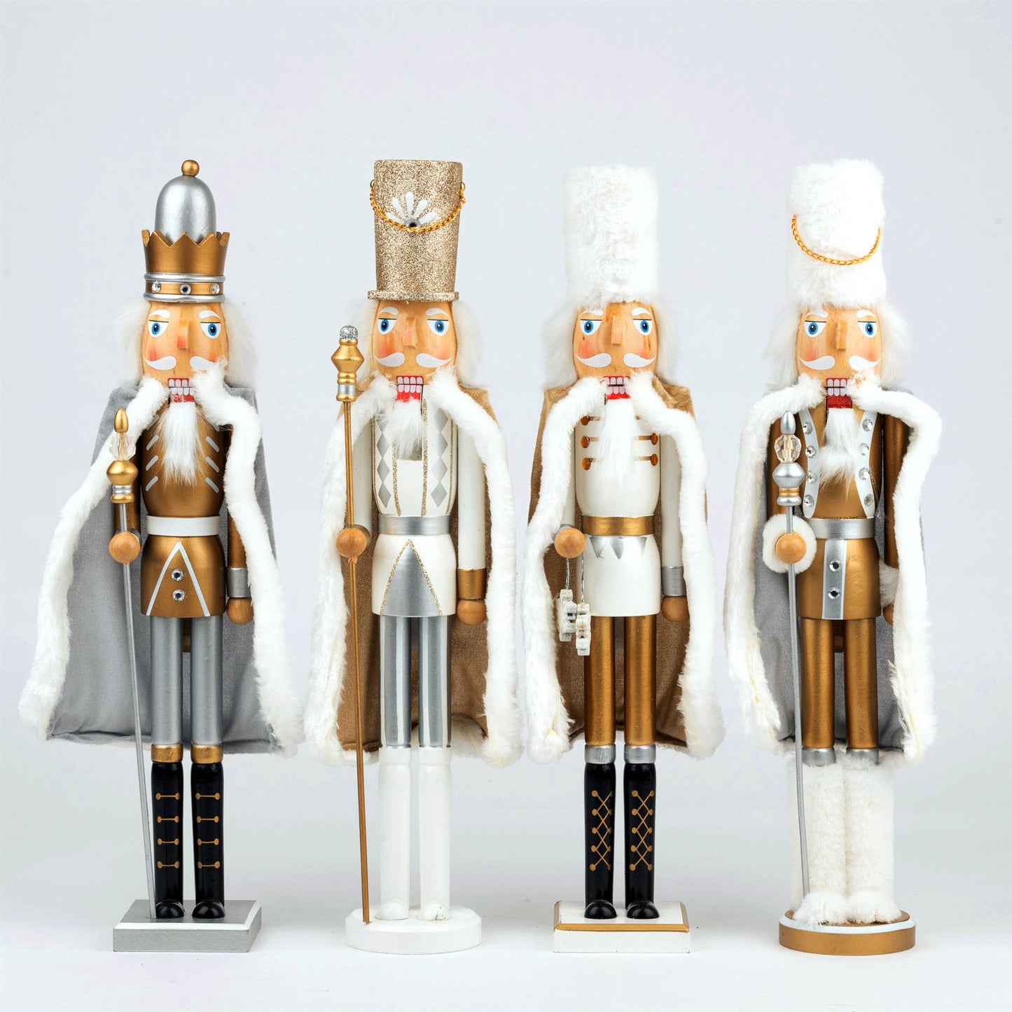 50cm Wooden Nutcracker Figure Christmas Ornament