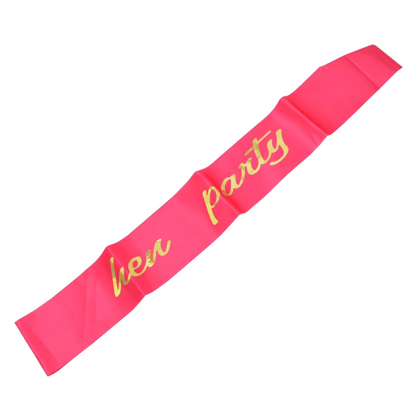 Pink-Gold Hen Party Sash