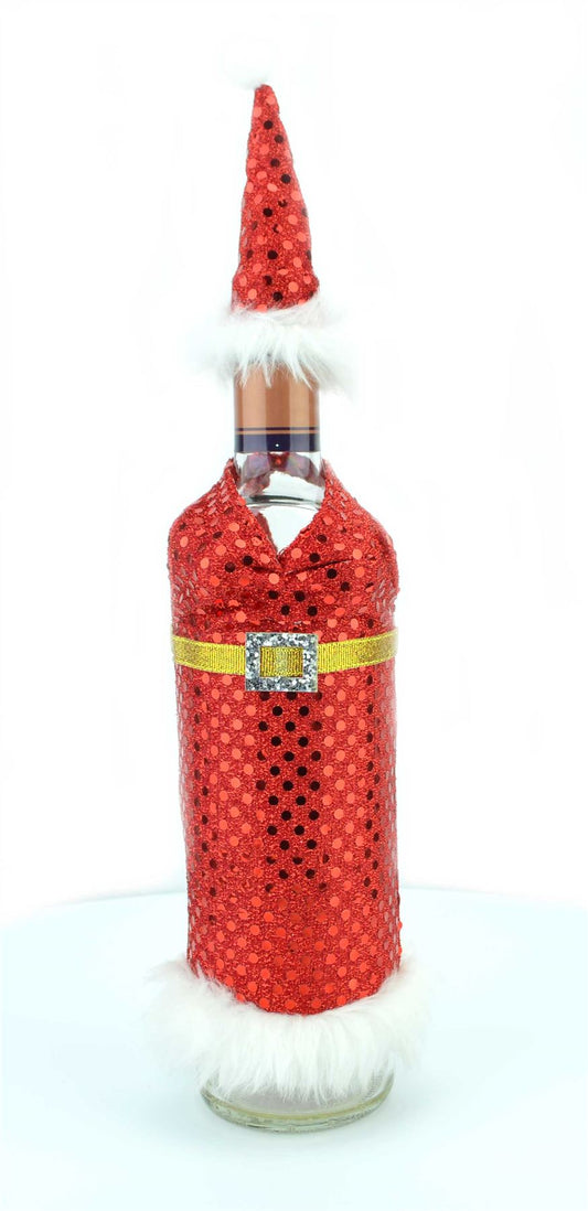 5 Christmas Wine Bottle Covers