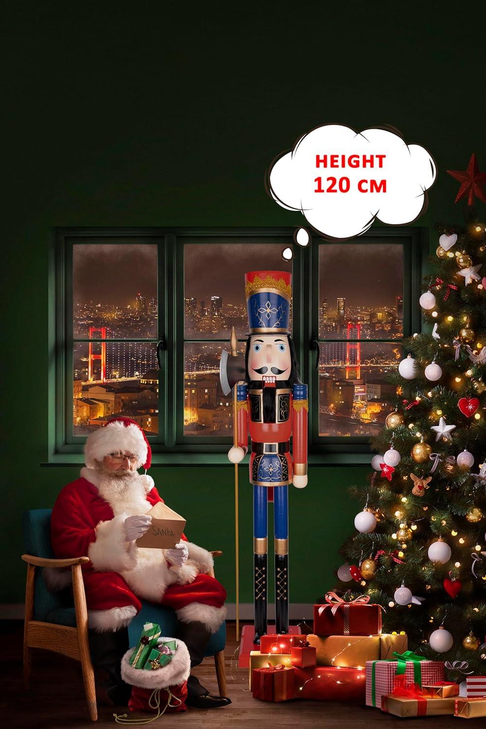 120cm Wooden Nutcrackers Figures