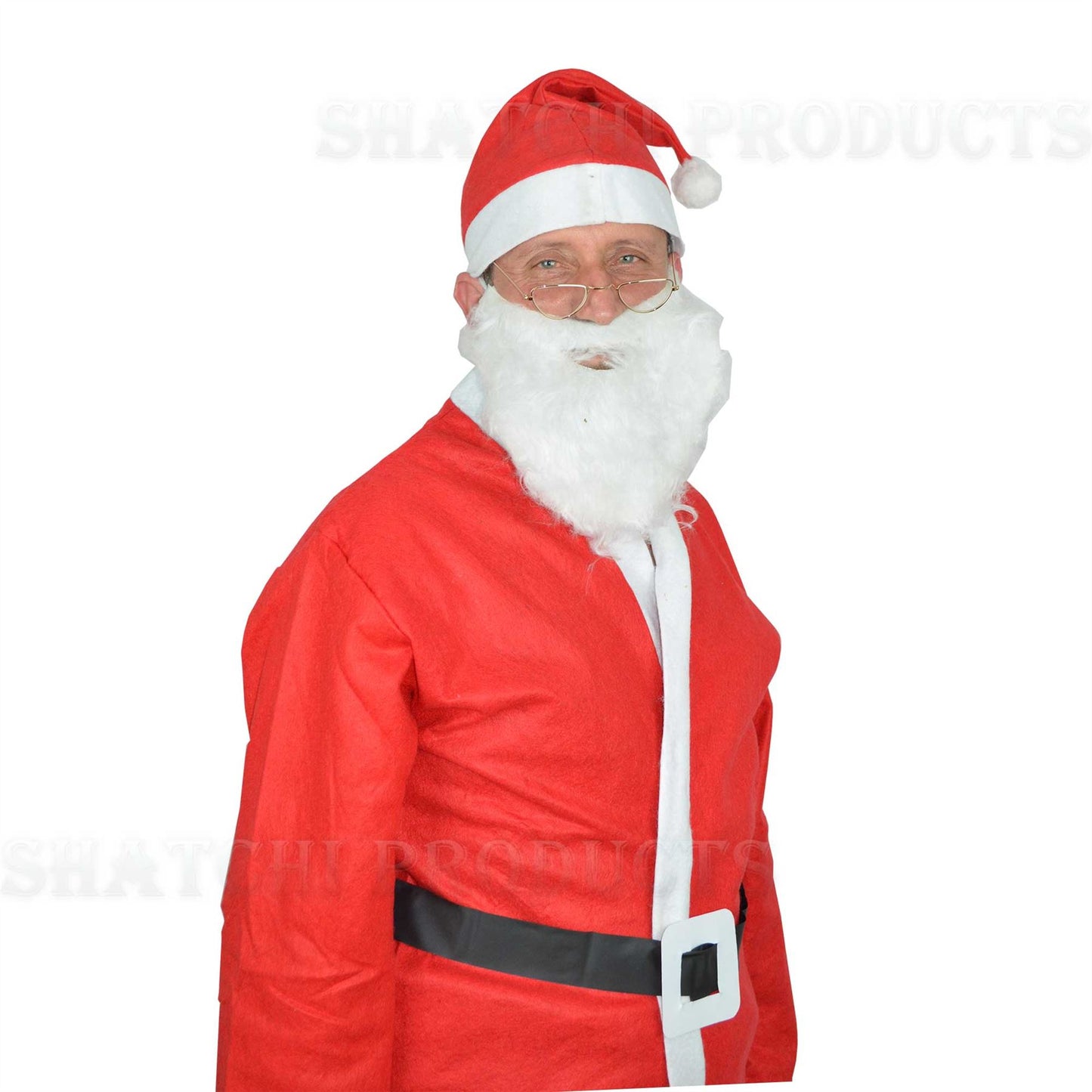 Adult Santa Suit Father Christmas Fancy Dress Costume