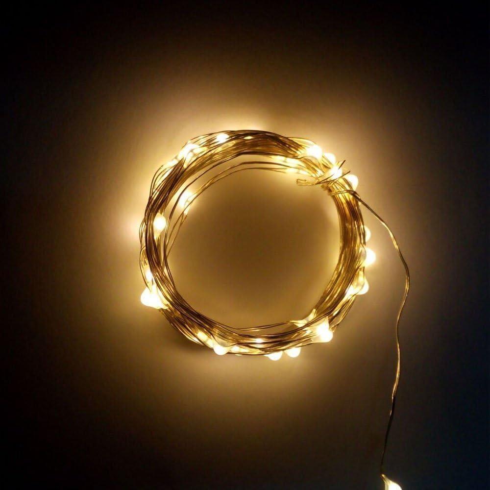 2 x 40 Sparkles Warm White LED Battery Operated Lights