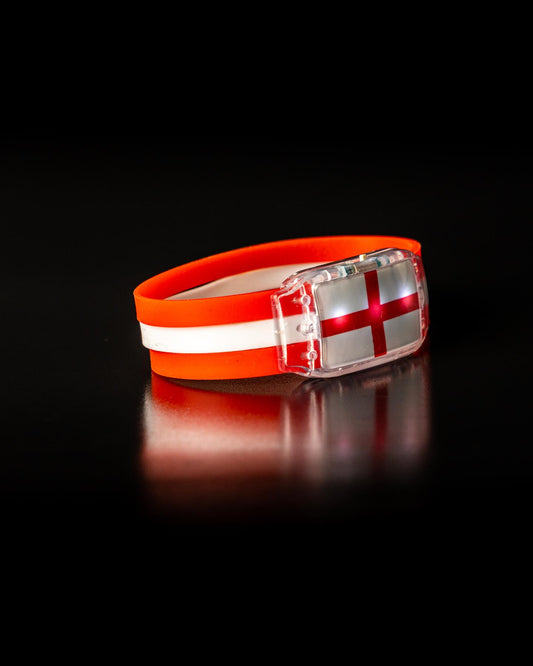 England Flag Led Bracelet