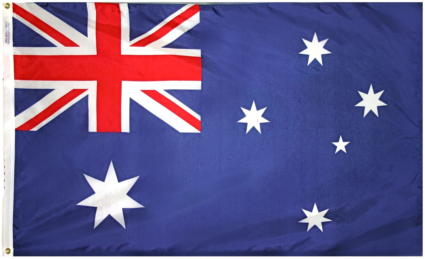 Australia Flag 5x3ft With Eyelets