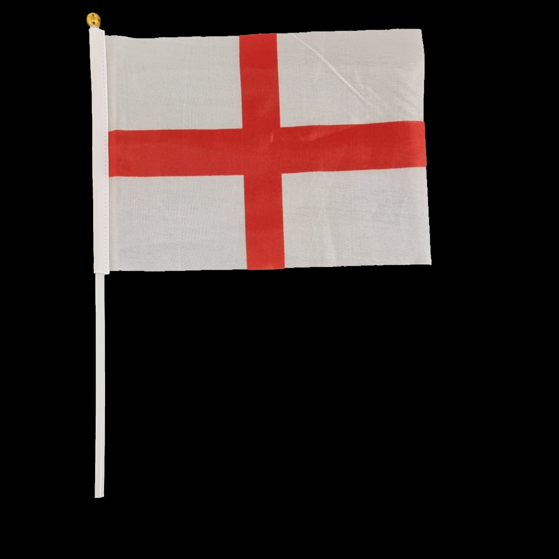 Pack Of 100 St George England Hand Waving Flags