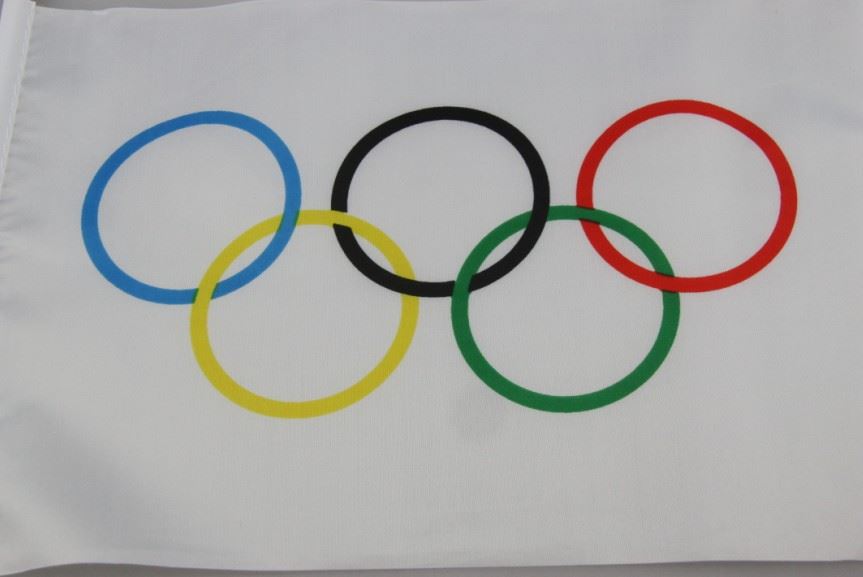 Olympic Flag 5x3ft With Eyelets