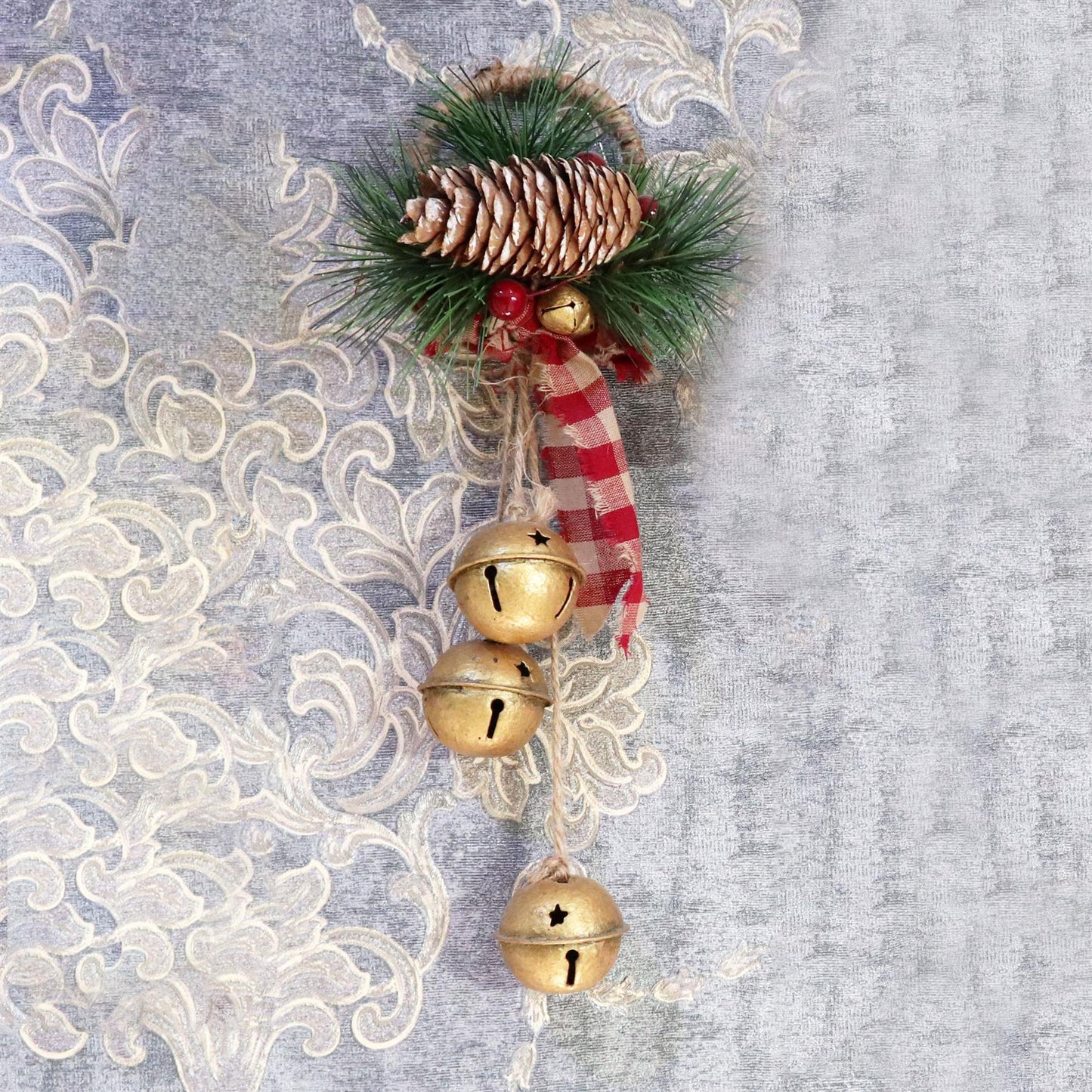 27cm Hanging Decorations with Golden Bells