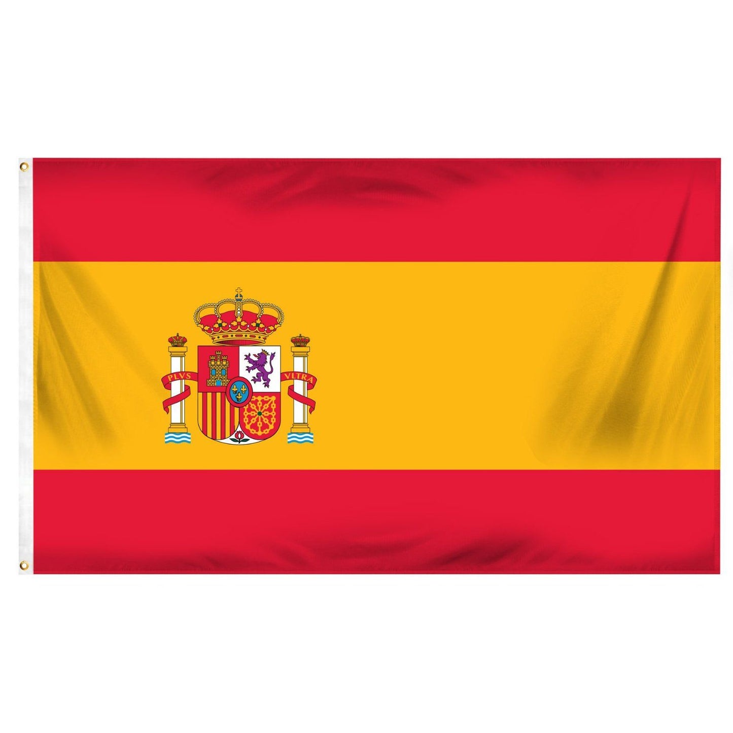 Spain Flag 5x3ft With Eyelets